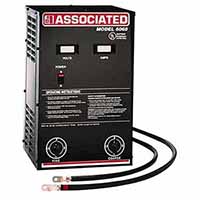 6068 Associated Equipment 110 Amp Parallel Battery Charger Powerful Performance  Charges 1 -36, 12 Volt Batteries