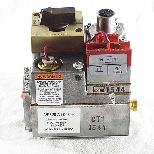 00025 Mr Heater Gas Valve Honeywell VS820 Series (PP),Propane, 1/2 X 1/2