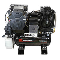 Goodall 01-095 GPC 1095 Generator 10,000 watt; Air Compressor 16.3 cfm