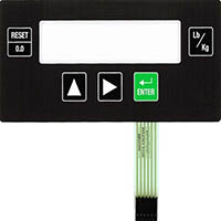 024 80059 00 RTI Keypad Membrane (RHS780-RHS2780)