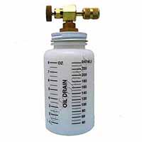 RTI 026 80207 00 Oil Drain Bottle Assy. 8 oz. Capacity, 1/4" Flare Female