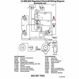 Model 11-605 w/Regulator Click here for A Parts List, Wiring Diagram, and Troubleshooting Guide