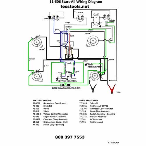 Model 11-606 Click Here for a Parts List, Wiring Diagram, and Troubleshooting Guide