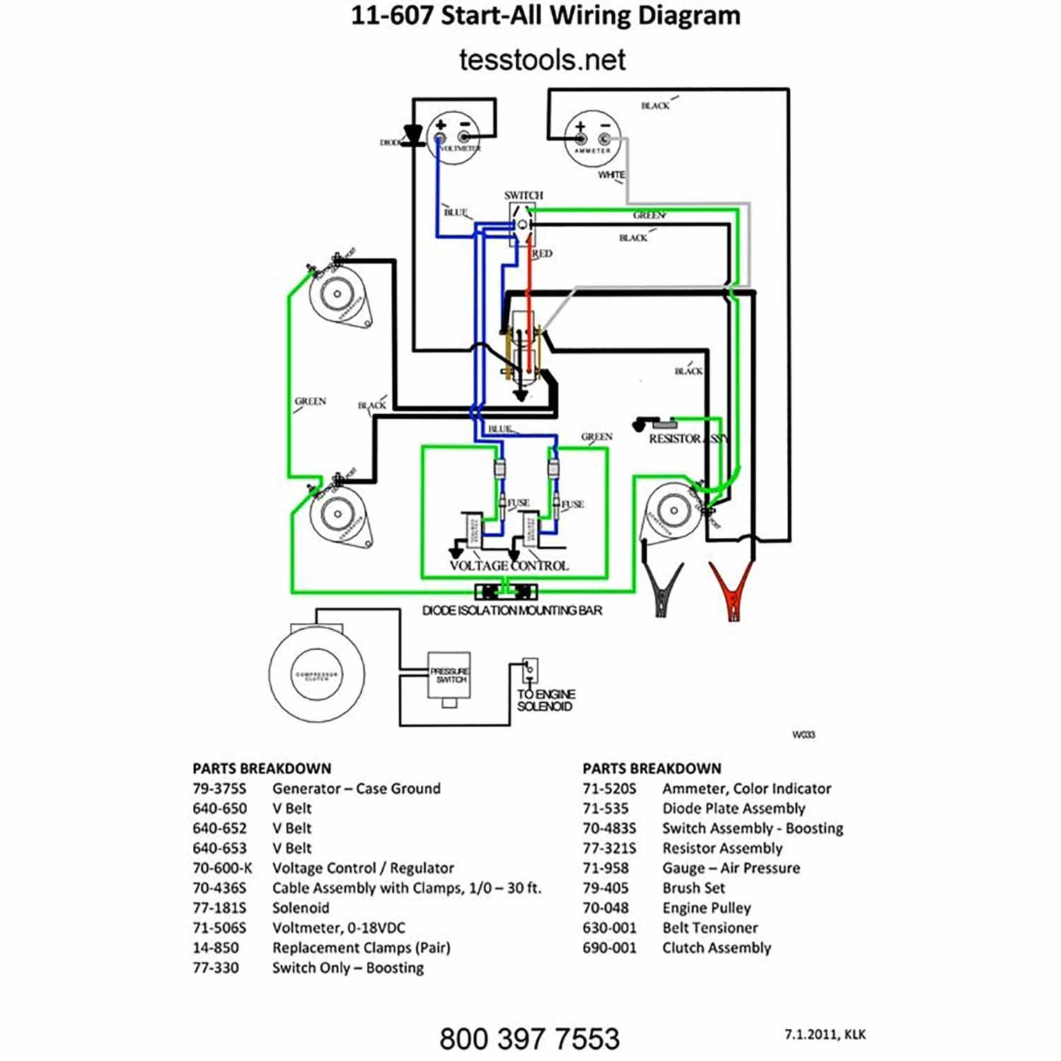 Good-All Model 11-607 Parts list,Wiring Diagram,Schematic ... dual 12v power schematic wiring diagram 