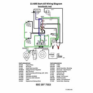 Model 11-608 Click Here for a Parts List, Wiring Diagram, and Troubleshooting Guide