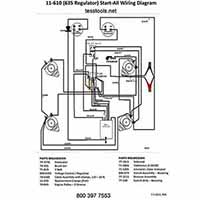 Model 11-610 w/Regulator Click here for A Parts List, Wiring Diagram, and Troubleshooting Guide