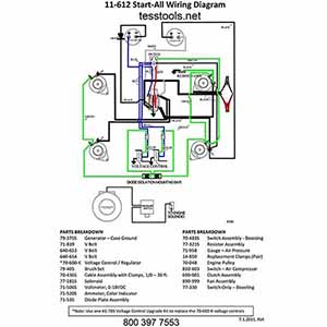 Model 11-612 Click Here for a Parts List, Wiring Diagram, and Troubleshooting Guide