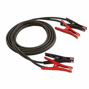 Good-All Model 14-154 Heavy Duty Booster Cables 15 Feet, 4 Gauge, 400 Amp Coated Clamps
