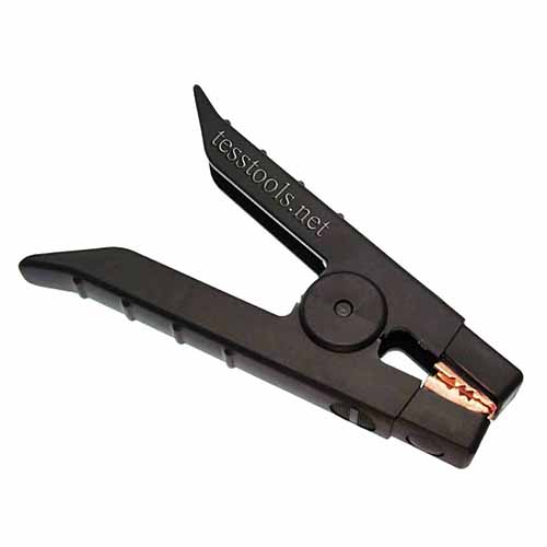 249-093-900 Negative Battery Clamp attached to car battery terminal