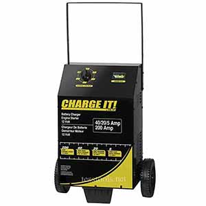 Charge It! Model 4725 6/12V Wheel Battery Charger; 40/20/5/200
