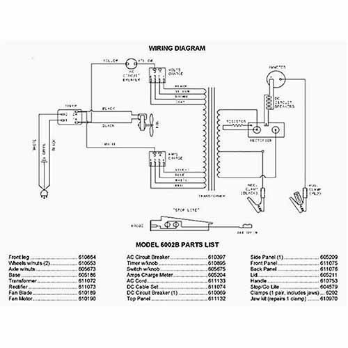 Model 6002B Click Here For Parts List ,Wiring Diagram Or Schematic