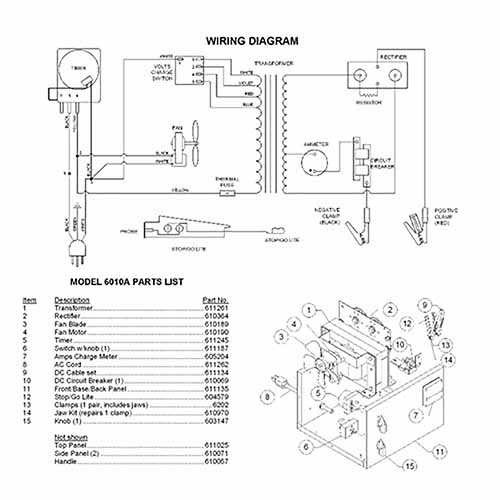 Model 6010A Click Here For A Parts List,Wiring Diagram Or Schematic