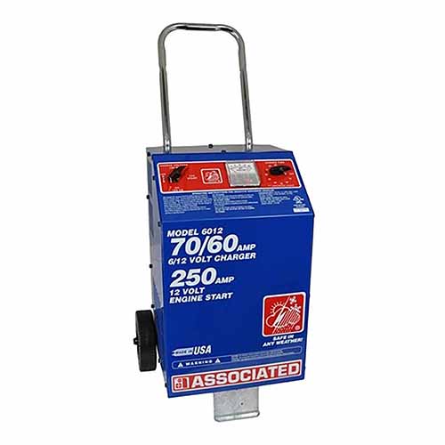 Associated  6021 Charger, 6/12V 50/50A W/Load Tester, 200 Amp Crank Assist