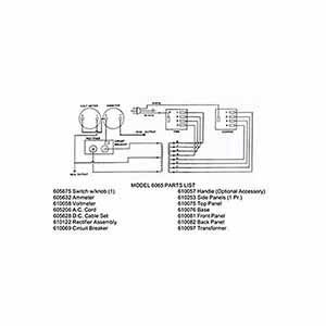 Model 6065S Parts List,Wiring Diagram Or Schematic