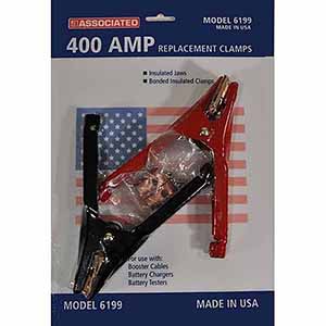 Model 6199 400Amp, Heavy-Duty Clamps For All Booster Cables