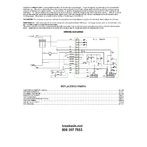 7136R Associated Equipment Parts List And Wiring Diagrams