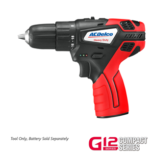 ARD12119T Acdelco Acdelco Ard12119T G12 Series 12V Cordless Li-Ion 3/8"? 265 In-Lbs. Compact Drill Driver - Bare Tool Only
