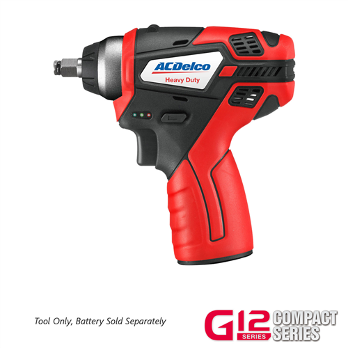 ARI12104T Acdelco Acdelco G12 Series 12V Cordless Li-Ion 3/8" 90 Ft-Lbs. Impact Wrench - Bare Tool Only