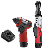 ARW12103-K2 Acdelco Acdelco Arw12103-K2 G12 Series 12V Li-Ion Cordless 3/8" Brushless Rachet Wrench & Ͽ�"? Impact Driver Combo Tool Kit With 2 Batteries