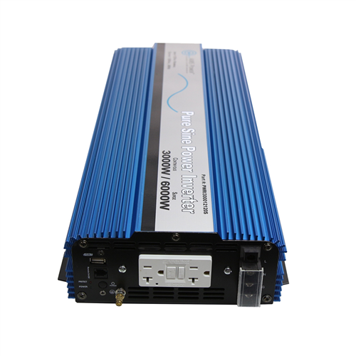 PWRI300012120S Aims Power 3000Wt Inverter W/Usb  & Remote Port 12Dc To 120Ac