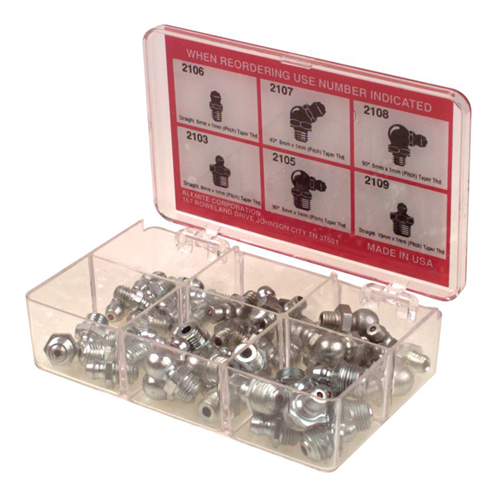 2371 Alemite 44 Piece Metric Fitting Assortment