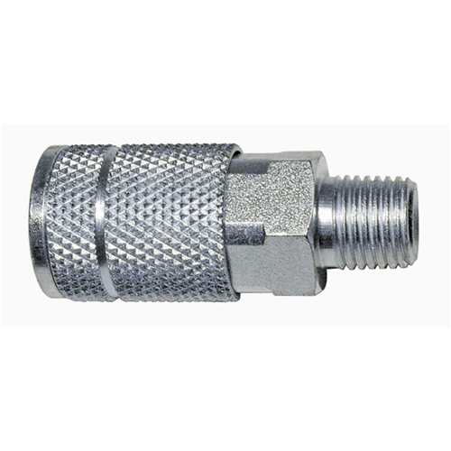AMFLC103 Amflo 1/4" Coupler With 3/8 Male Threads Automotive T Style- Pack Of 10