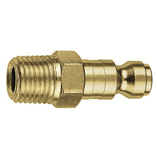 AMFLCP1B Amflo 1/4" Brass Coupler Plug With 1/4" Mnpt T Style- Pack Of 10