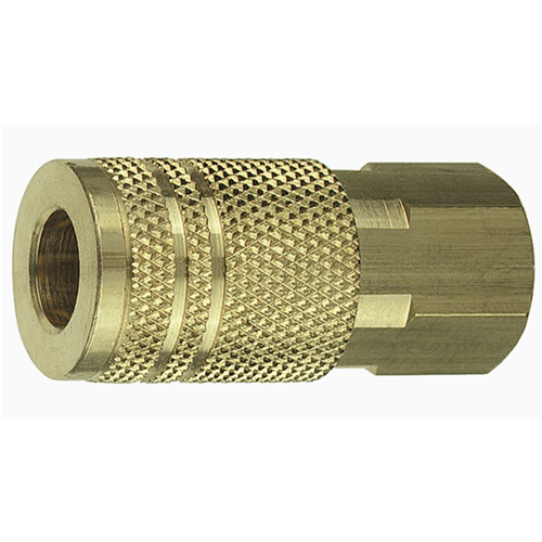AMFLCP20B Amflo 1/4" Coupler Plug With 1/4" Female Thread I/M Industrial Brass- Pack Of 10