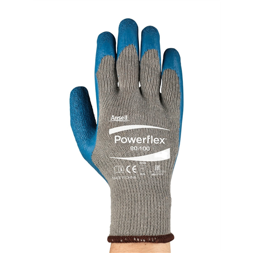 206403 Ansell Glove Powerflex 80-100 Hd Ind Sz 10 12Pk