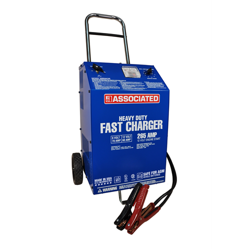 6009AGM Associated Charger, 6/12V 70/62/2A, Agm, 265 Amp Cranking