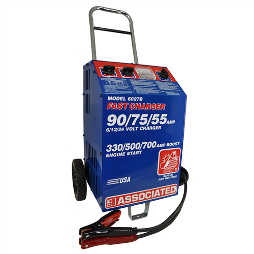 6027B Associated 6027B Associated 90/70/55/700 Amp 6/12/24 Volt Commercial Automotive Battery Charger (220 Vac)