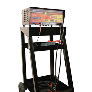 6044-C Associated 12V Automatic Battery And 12/24V Electrical System Analyzer W/ Cart