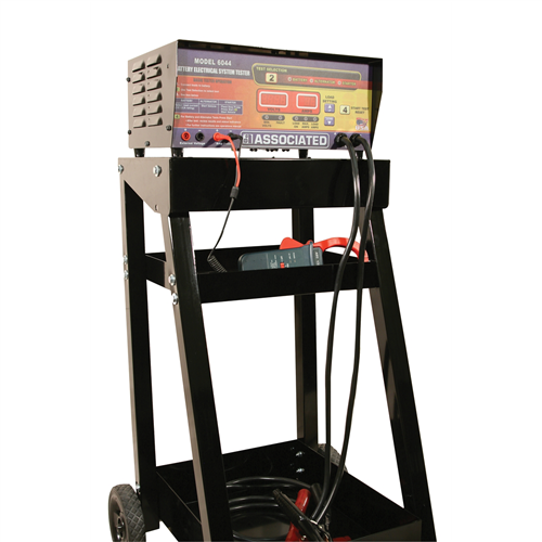 6044-C Associated 12V Automatic Battery And 12/24V Electrical System Analyzer W/ Cart