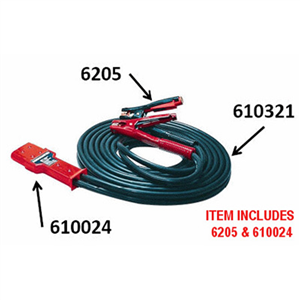 610321 Associated Plug-In Cables 25' 1Awg