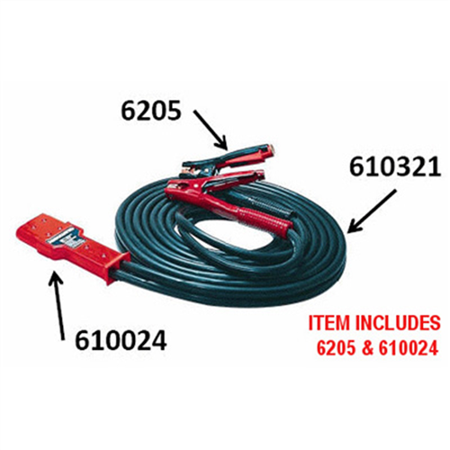 610321 Associated Plug-In Cables 25' 1Awg