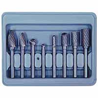 2181 Astro Pneumatic Burr Set Carbide Double Cut 8Pc