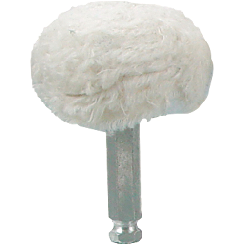 3059-03 Astro Pneumatic 3" 100% Cotton Mushroom Shaped Buff