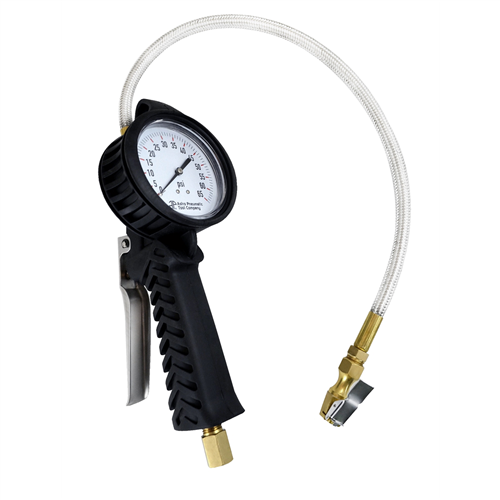 3082 Astro Pneumatic Dial Tire Inflator W/ Stainless Hose - 0-65Psi