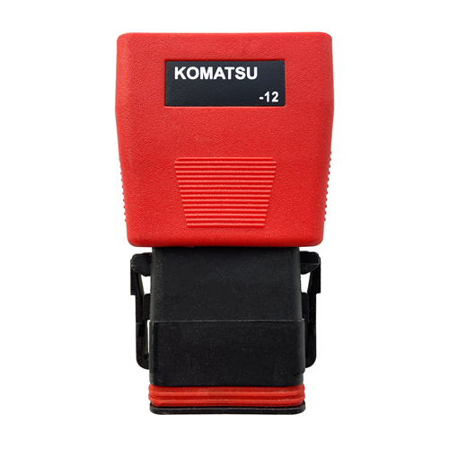 Komatsu 12-pin adapter, compatible with Komatsu engines on off-highway vehicles
