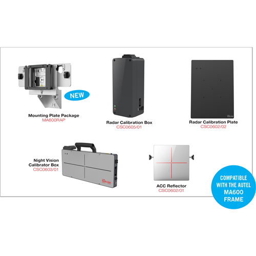 MA600CAL3 Autel Ma600 Adas Pkg (Acc, Bsm, Fcw, Nv Calibrations)