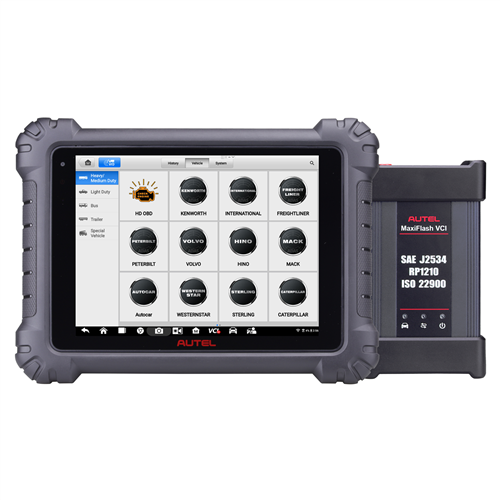 MS909CV Autel Advanced Commercial Vehicle Diagnostics Tablet With Wireless J2534 Vci