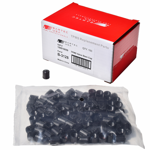 TPMS Valve Stem Cap Small Black