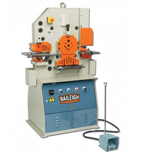 1007789 Baileigh 220V 1Ph 50Ton Five Station Ironworker
