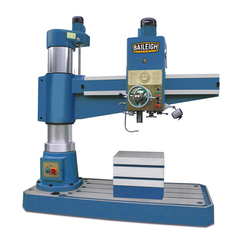 1008486 Baileigh Hydr Radial Drill Mt5 Spindle Tappinig
