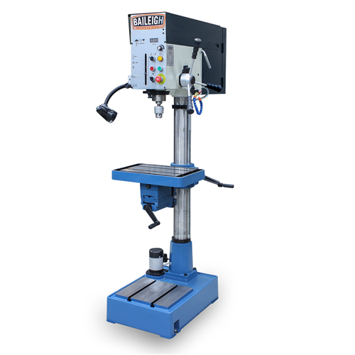 1022511 Baileigh Inverter Drill Press W/ Work Light