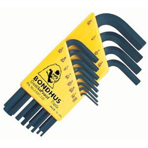 12236 Bondhus Corp. 12Pc Set L-Wr .050-5/16-Short