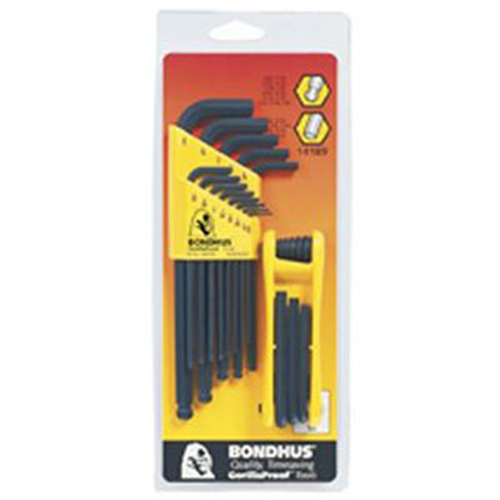 14189 Bondhus Corp. 13Pc L Set/9Pc Foldup