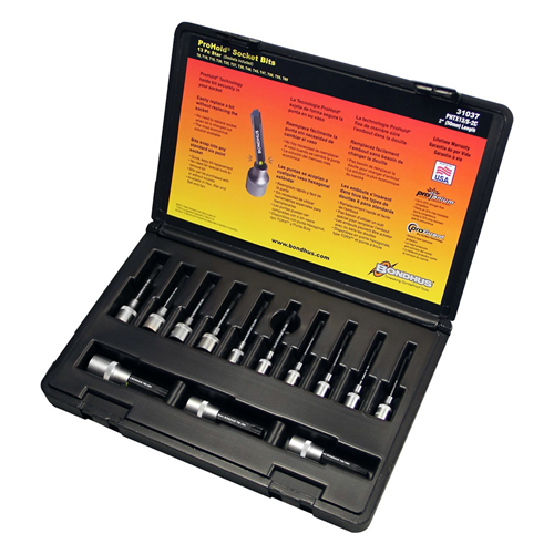 31037 Bondhus Corp. Set 13 Prohold Star Bits 2" (T