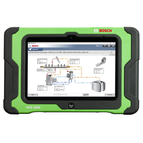3824A Bosch Esi[Truck] Professional Heavy Duty And Commercial Vehicle Diagnostic Solution With Hds 1000 Tablet And Wireless Vci