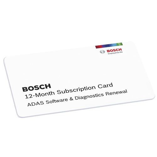 3970-ADAS2-SUB Bosch Ads 625/625X Adas Diagnostic Scan 12-Month Diagnostics + Static Adas Subscription
